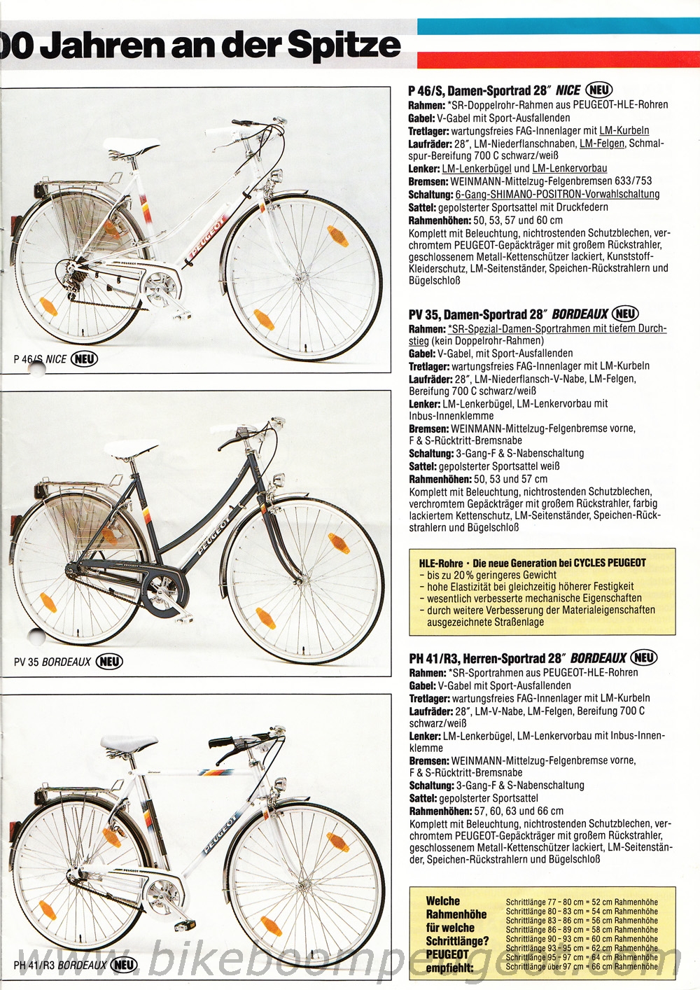 Peugeot 1988 Germany Brochures